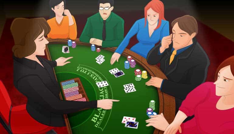 Blackjack và cách chơi cực kỳ độc đáo khi người chơi tham gia đánh tại nhà cái